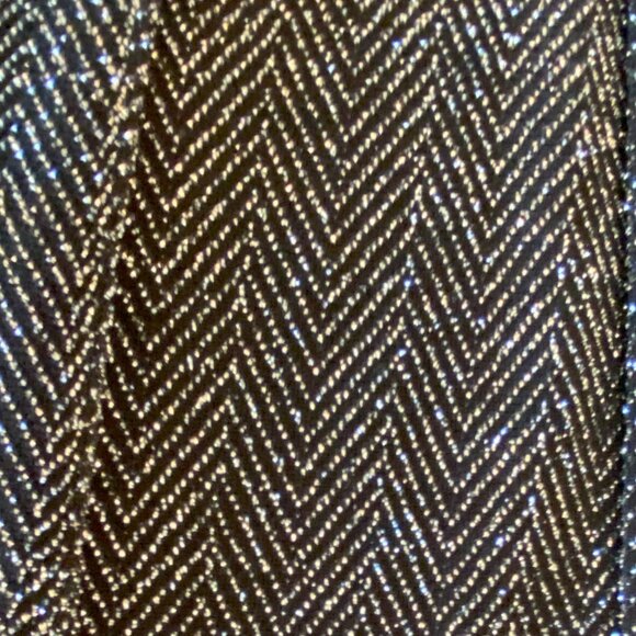 Michael Kors Black and Silver Midi Dress - Picture 9 of 9